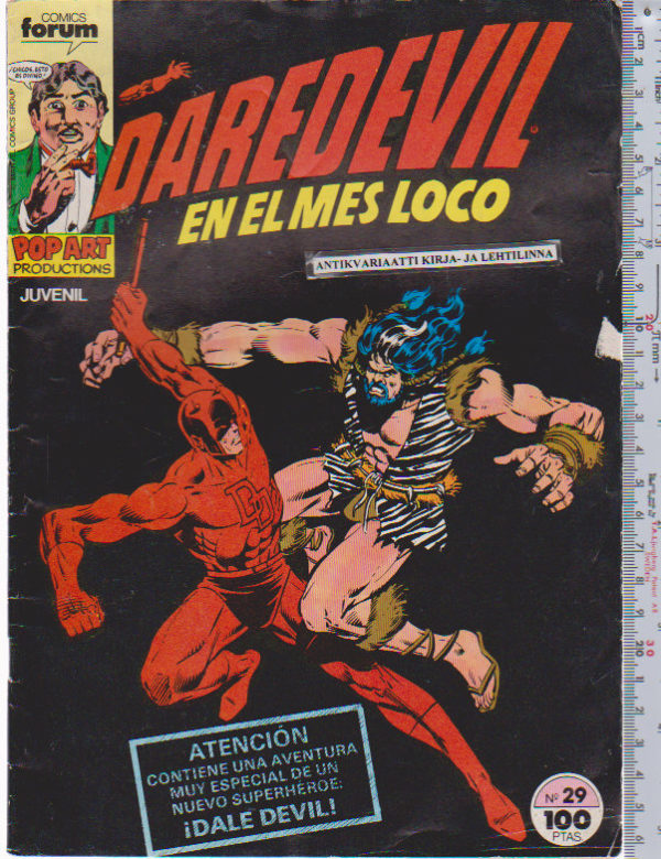 Daredevil en el mes loco No 29