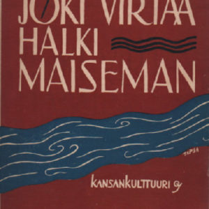 Joki virtaa halki maiseman