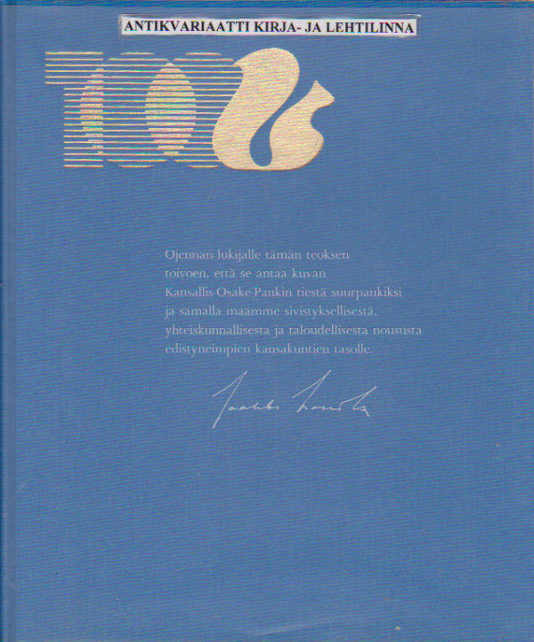 Kansallis-Osake-Pankin historia I. 1889-1939 <i>[**]