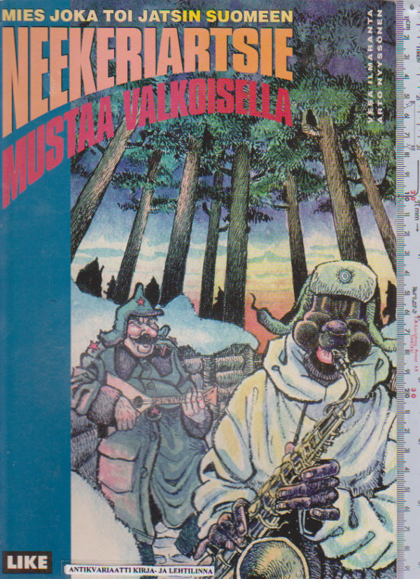 Neekeriartsie - Mustaa valkoisella