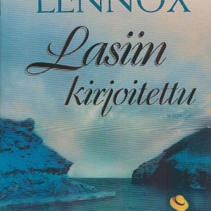 Lasiin kirjoitettu