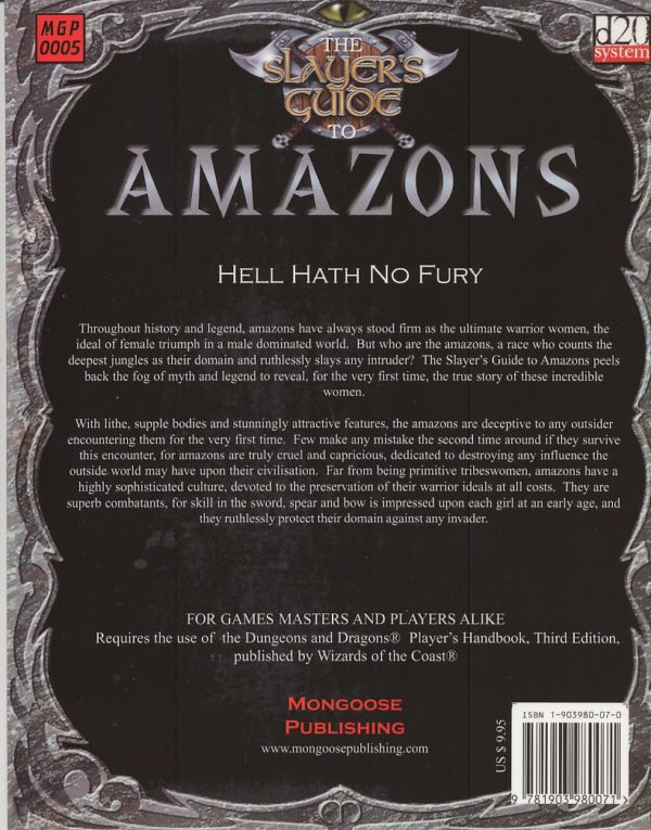 D20 systems The Slayers guide to Amazons
