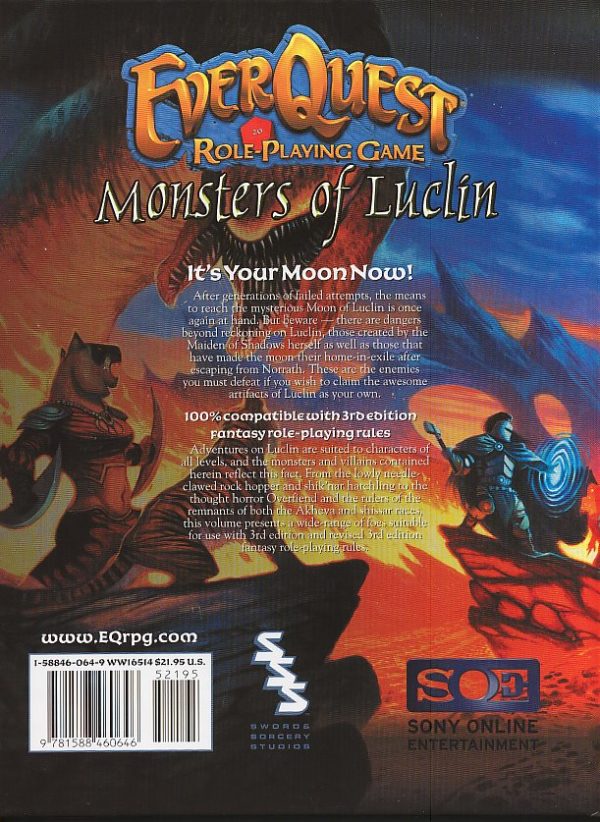 Everquest role-playing game:Monsters of Luclin