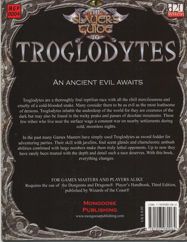 D20 systems The Slayers guide to Troglodytes