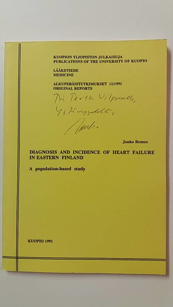 Diagnosis and incidence of heart failure in eastern Finland