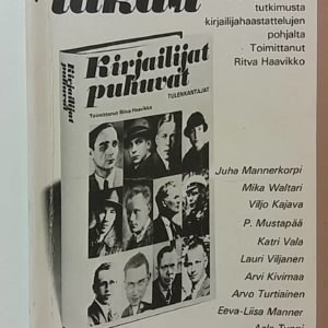 Rivien takaa - Nykykirjallisuuden tutkimusta kirjailijahaastattelujen pohjalta