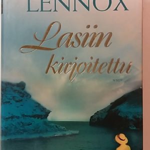 Lasiin kirjoitettu
