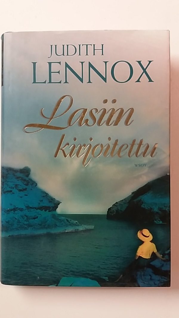 Lasiin kirjoitettu