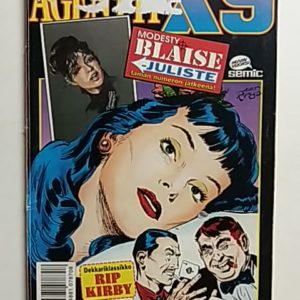 Agentti X9 1992-08 (Mukana Modesty Blaise-juliste)