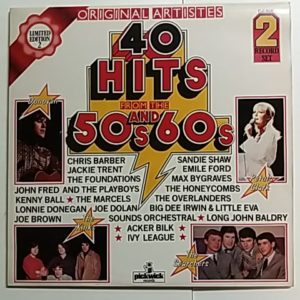 Original Artistes 40 Hits from the 50`s and 60`s (2 Record set)