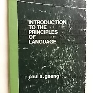 Introduction to the Principles of Language