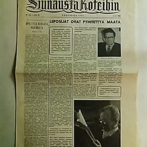 Siunausta Koteihin  1961 N:o 18 (05.05.1961)