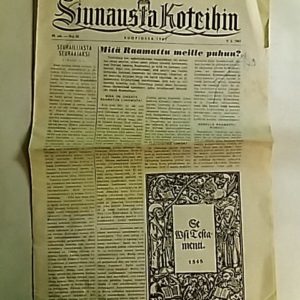 Siunausta Koteihin  1961 N:o 22 (09.06.1961)