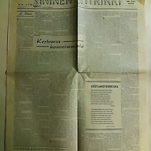Sininen Nyyrikki  1960 N:o 38  (13.09.1960)