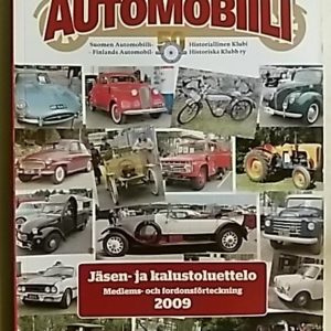 Automobiili 2009 - 4B (Jäsen-ja kalustoluettelo)