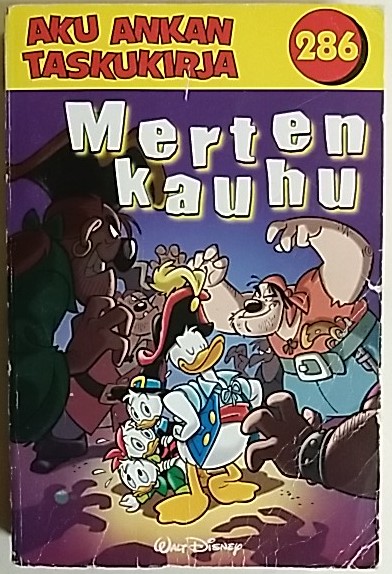 Aku Ankan Taskukirja 286 Merten Kauhu Antikvariaatti Kirja Ja 