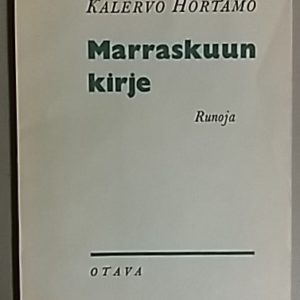Marraskuun kirje : runoja