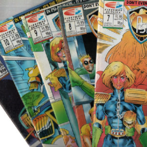 JUDGE ANDERSON #7, 8,9,10,11 LIMITED EDITION FLEETWAY QUALITY