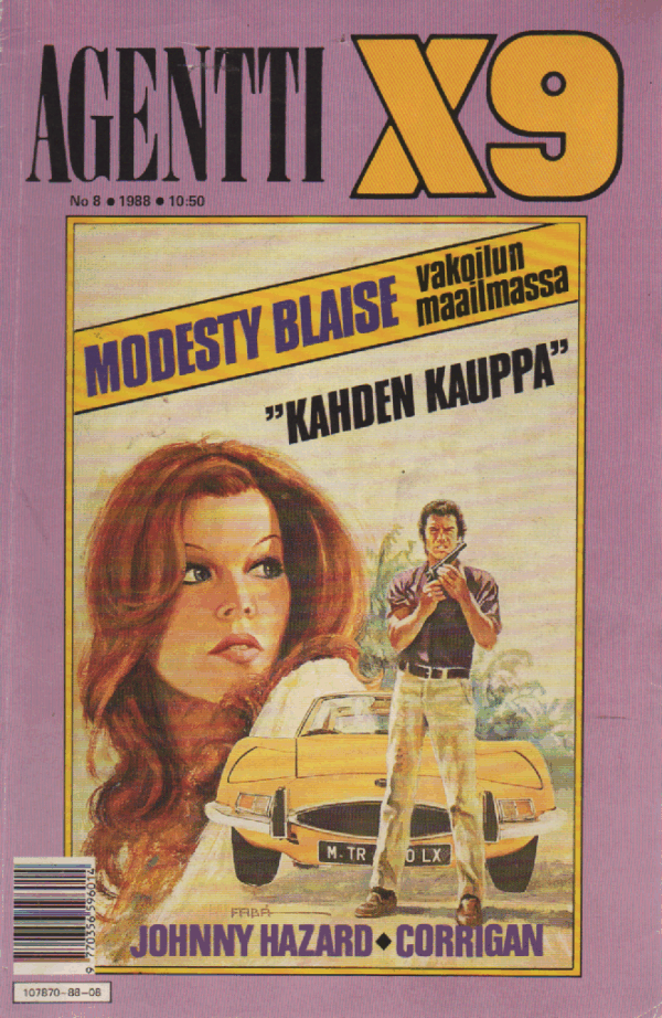 Agentti X9 1988-08 : Modesty Blaise