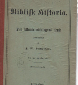 Biblisk historia till folkundervisningens tjänst