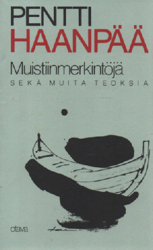 Haanpää Pentti - Muistiinmerkintöjä vuosilta 1925-1939 (120061)