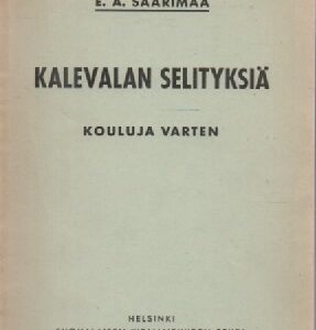 Saarimaa E.A. - Kalevalan selityksiä kouluja varten, 120996