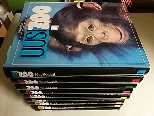 Uusi Zoo 1-9 : 1-3 Nisäkkäät, 4-6 Linnut, 7 Matelijat, sammakkoeläimet, kalat, 8 Kalat, selkärangattomat, 9 Selkärangattomat, 152098