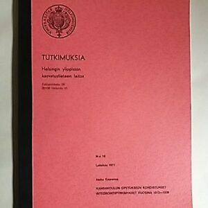 Kauranne Jouko - Kansakoulun opetukseen kohdistuneet integrointipyrkimykset vuosina 1912-1939, 152169