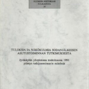 Laitinen Erkki - Tuloksia ja näkökulmia sodanjälkeisen asutustoiminnan tutkimuksesta : Jyväskylän yliopistossa toukokuussa 1991 pidetyn tutkijaseminaarin esitelmät. Myös bibliografia: Siirtoväkeä ja asutustoimintaa koskevia kirjoja, opinnäytteitä ja kokoomateosartikkeleita, 121361