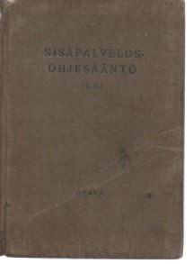 Sisäpalvelusohjesääntö (S.O.)