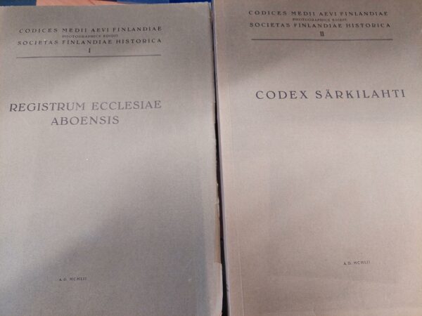 Codices Medii Aevi Finlandiae I-II, Registrum Ecclesiae Aboensis (musta kirja), Codex Särkilahti