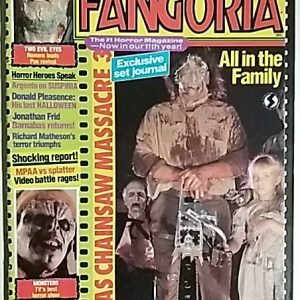 Fangoria 89-1989 Dec.  sisältää julisteen