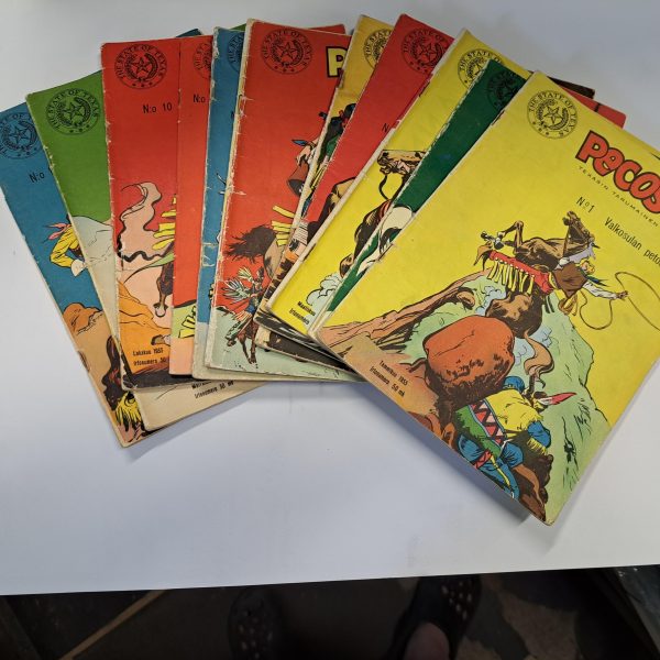 Pecos Bill vuosikerta 1955 : 1-12 (puuttuu numero 6)