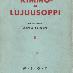 Kimmo- ja lujuusoppi I-II : Kimmo- ja lujuusoppi 1 : Matemaattinen kimmo-oppi : aineiden kokeellisesti määrätyt kimmo- ja lujuusominaisuudet : suoran sauvan veto ja puristus. Suoran palkin taivutus.