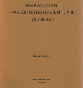 Mekaniikan harjoitustehtävien 1 ja 2 tulokset