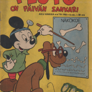 Aku Ankka 1956-7 B : Ploton on päivän sankari