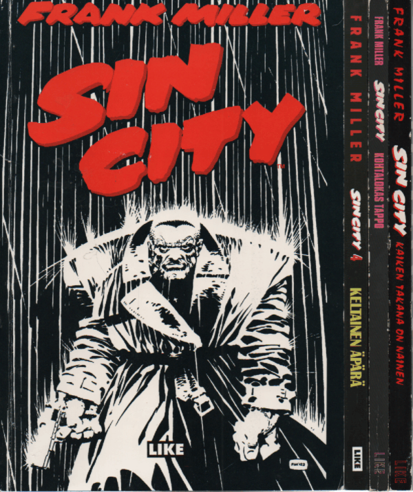 Sin City 1-4 : Sin Sity, Kaiken takana on nainen, Kohtalokas tappo, Keltainen äpärä