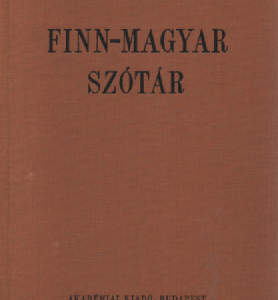 Finn-magyar szotar - Suomalais-unkarilainen sanakirja
